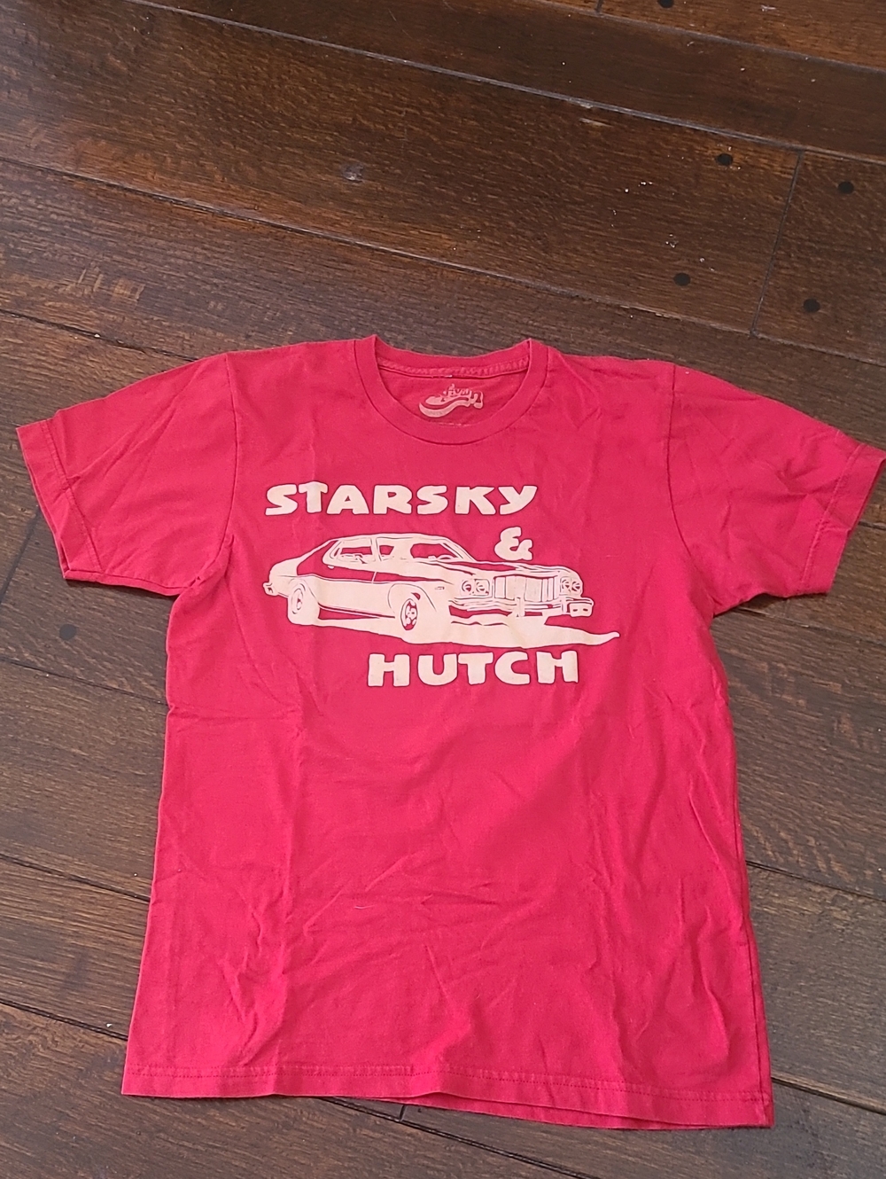 Five Crown Starsky & Hutch Red Graphic Tee Size Small
